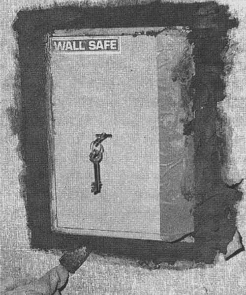 Installing a wall safe